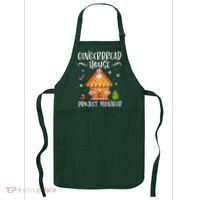 Gingerbread House Project Manager Baking Xmas Pajamas Apron thumb 0