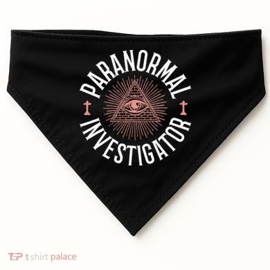 Ghost Hunter Paranormal Investigator USA-Made Doggie Bandana