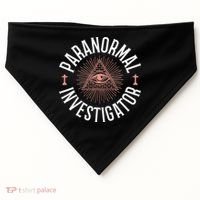 Ghost Hunter Paranormal Investigator USA-Made Doggie Bandana thumb 0