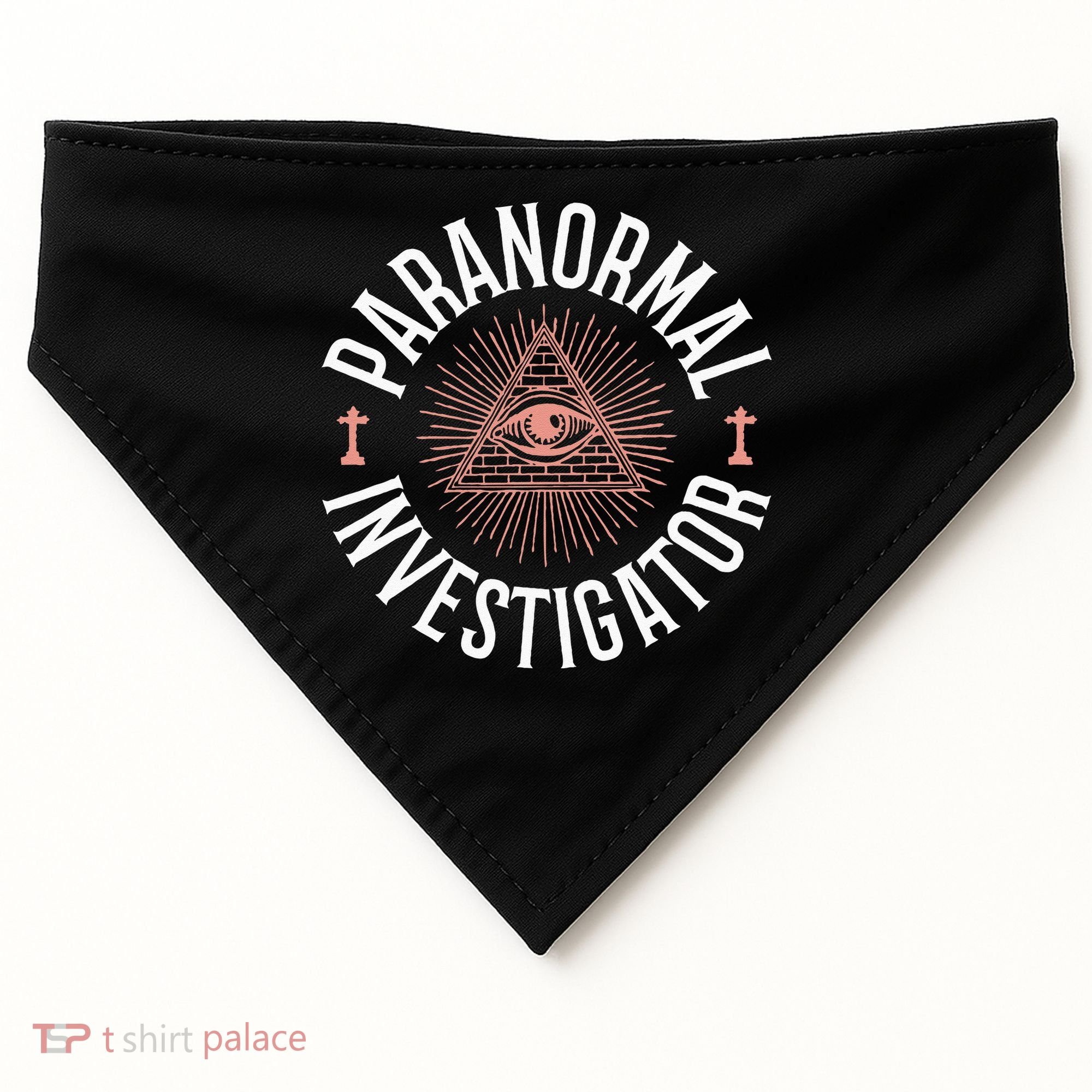Ghost Hunter Paranormal Investigator USA-Made Doggie Bandana