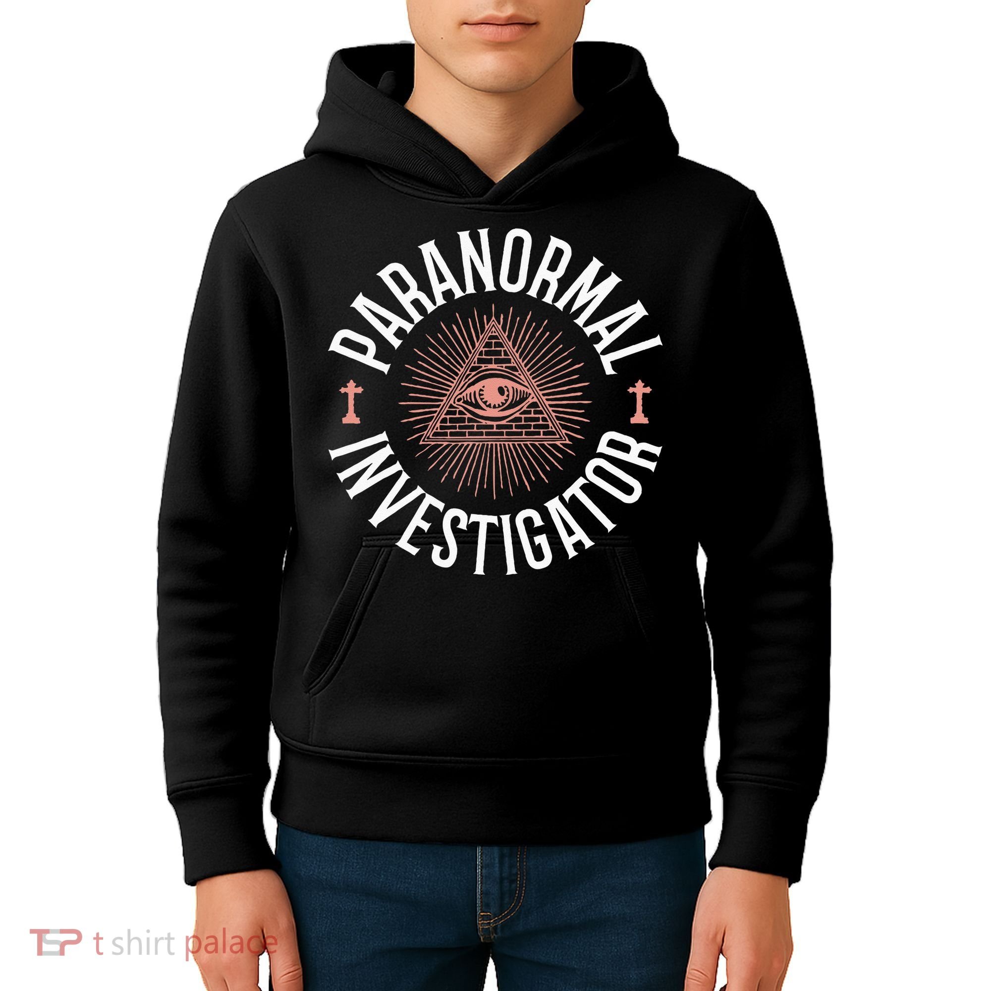 Ghost Hunter Paranormal Investigator Kids Hoodie