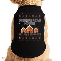 Gingerbread House Project Manager – Xmas Holiday Baking Doggie Tank thumb 0