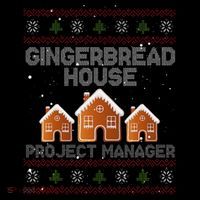 Gingerbread House Project Manager – Xmas Holiday Baking Women's Hoodie thumb 2