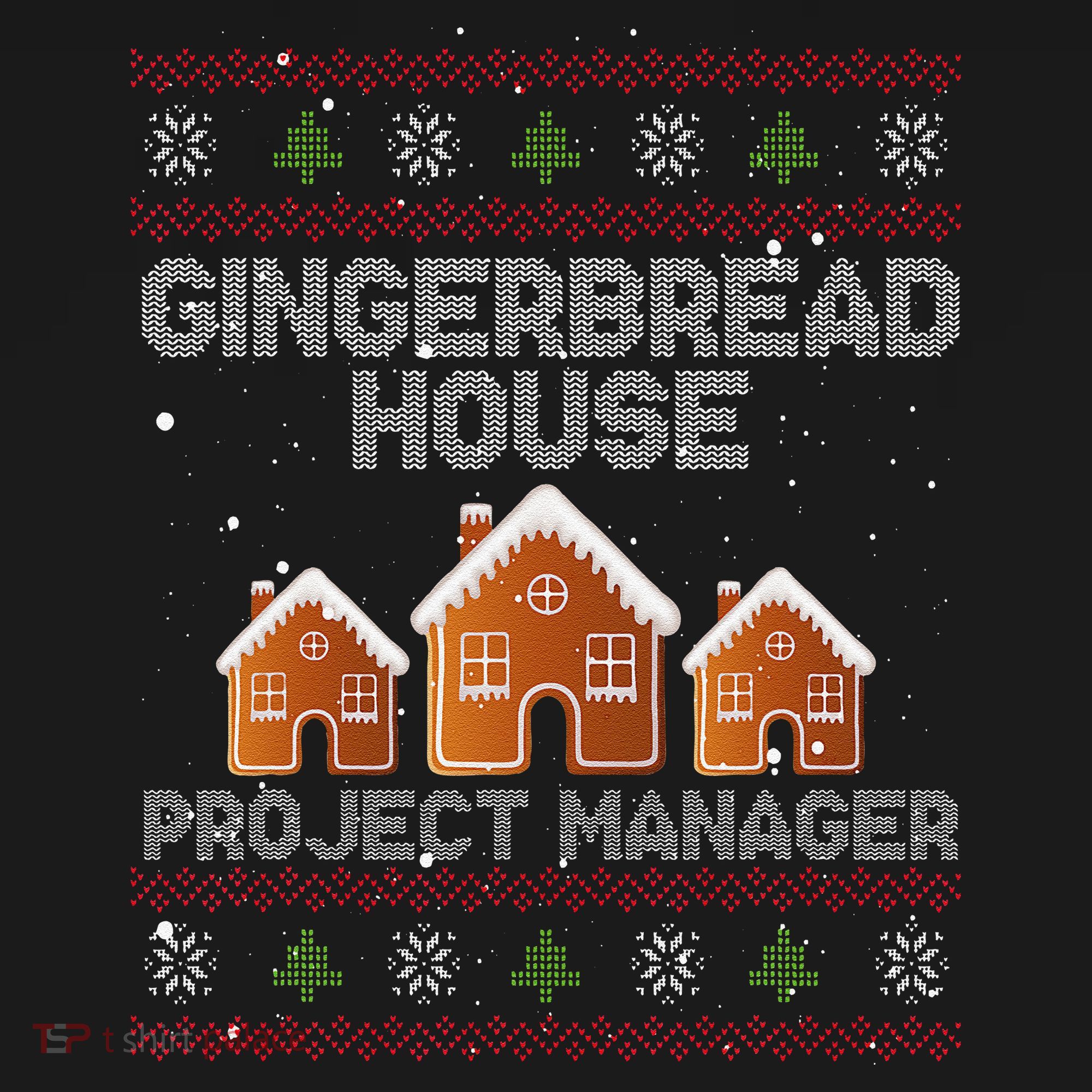 Gingerbread House Project Manager – Xmas Holiday Baking Ornament