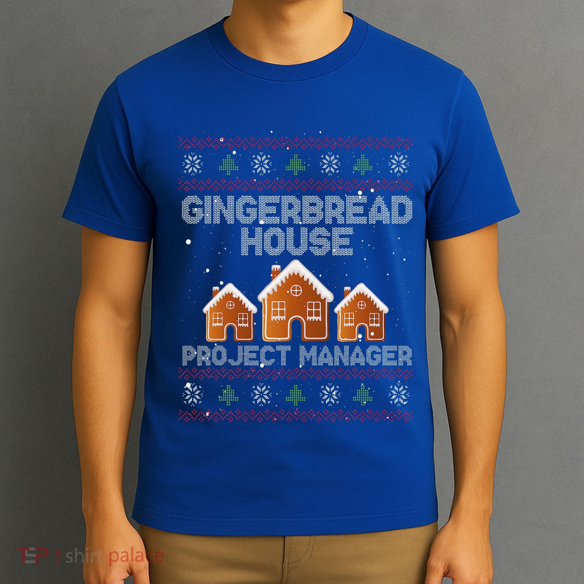 Gingerbread House Project Manager – Xmas Holiday Baking T-Shirt