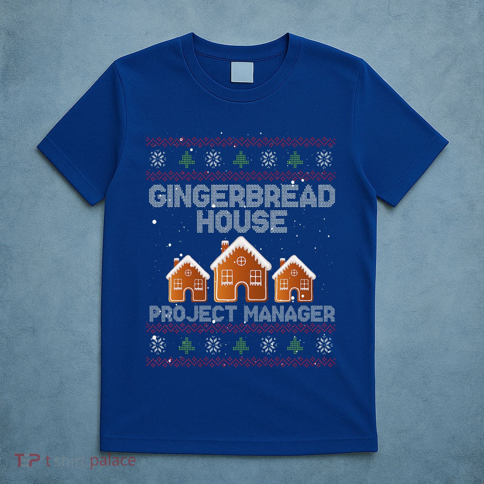 Gingerbread House Project Manager – Xmas Holiday Baking T-Shirt