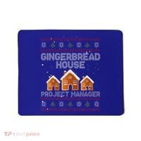 Gingerbread House Project Manager – Xmas Holiday Baking Mousepad thumb 0