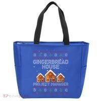 Gingerbread House Project Manager – Xmas Holiday Baking Tote Bag thumb 0