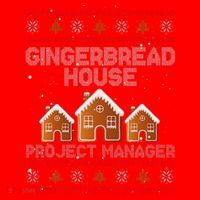Gingerbread House Project Manager – Xmas Holiday Baking Santa Hat thumb 1