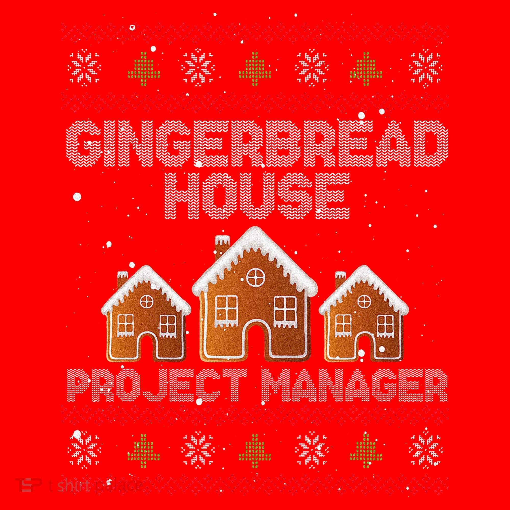 Gingerbread House Project Manager – Xmas Holiday Baking Santa Hat