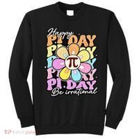 Groovy Happy Pi Day 3.14 Math Teacher Daisy Flower Sweatshirt thumb 0