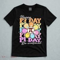 Groovy Happy Pi Day 3.14 Math Teacher Daisy Flower T-Shirt thumb 5