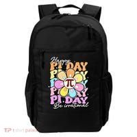 Groovy Happy Pi Day 3.14 Math Teacher Daisy Flower Backpack thumb 0