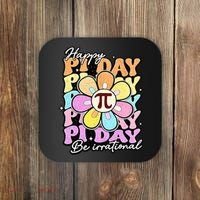 Groovy Happy Pi Day 3.14 Math Teacher Daisy Flower Coaster thumb 0