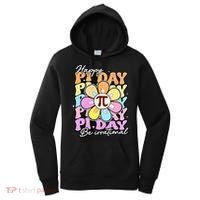 Groovy Happy Pi Day 3.14 Math Teacher Daisy Flower Women's Hoodie thumb 0