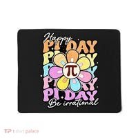 Groovy Happy Pi Day 3.14 Math Teacher Daisy Flower Mousepad thumb 0