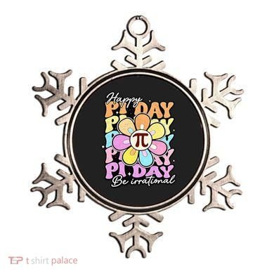 Groovy Happy Pi Day 3.14 Math Teacher Daisy Flower Ornament