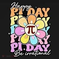 Groovy Happy Pi Day 3.14 Math Teacher Daisy Flower Ornament thumb 1