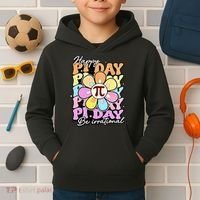 Groovy Happy Pi Day 3.14 Math Teacher Daisy Flower Kids Hoodie thumb 2