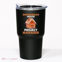 Gingerbread House Project Manager Baking Xmas Funny Tumbler thumb 0