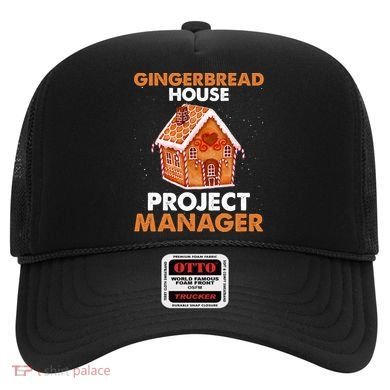 Gingerbread House Project Manager Baking Xmas Funny Hat