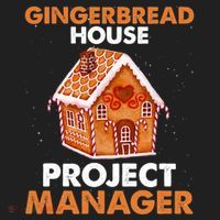 Gingerbread House Project Manager Baking Xmas Funny Hat thumb 2