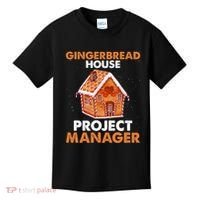 Gingerbread House Project Manager Baking Xmas Funny Kids T-Shirt thumb 0