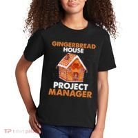 Gingerbread House Project Manager Baking Xmas Funny Kids T-Shirt thumb 2