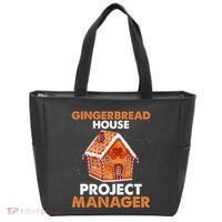 Gingerbread House Project Manager Baking Xmas Funny Tote Bag thumb 0