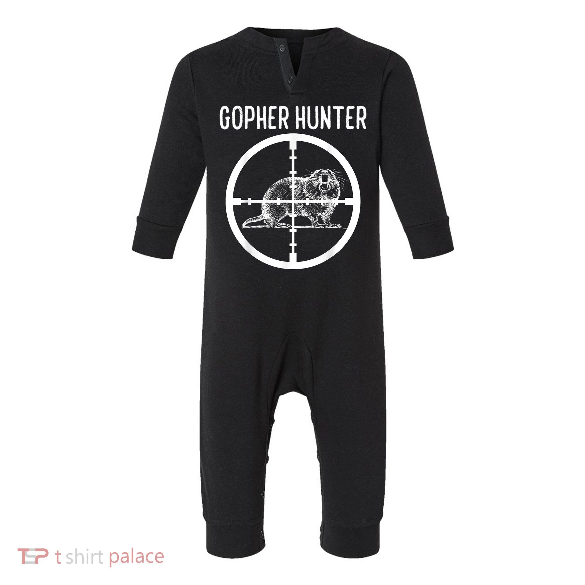 Gopher Hunter Rat And Mouse Control Expert Infant Fleece One Piece