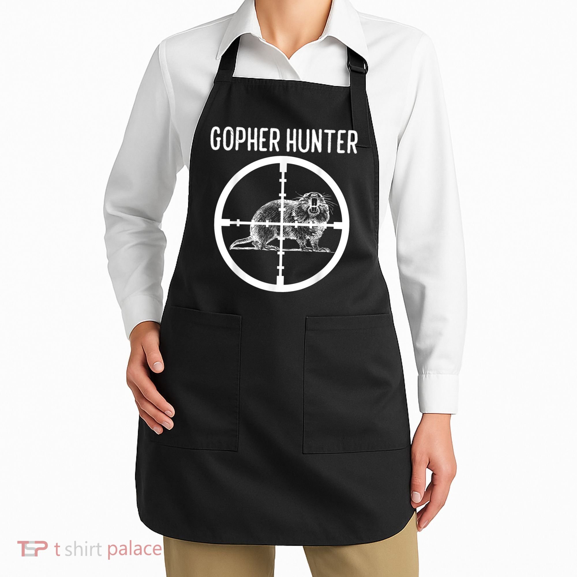 Gopher Hunter Rat And Mouse Control Expert Apron