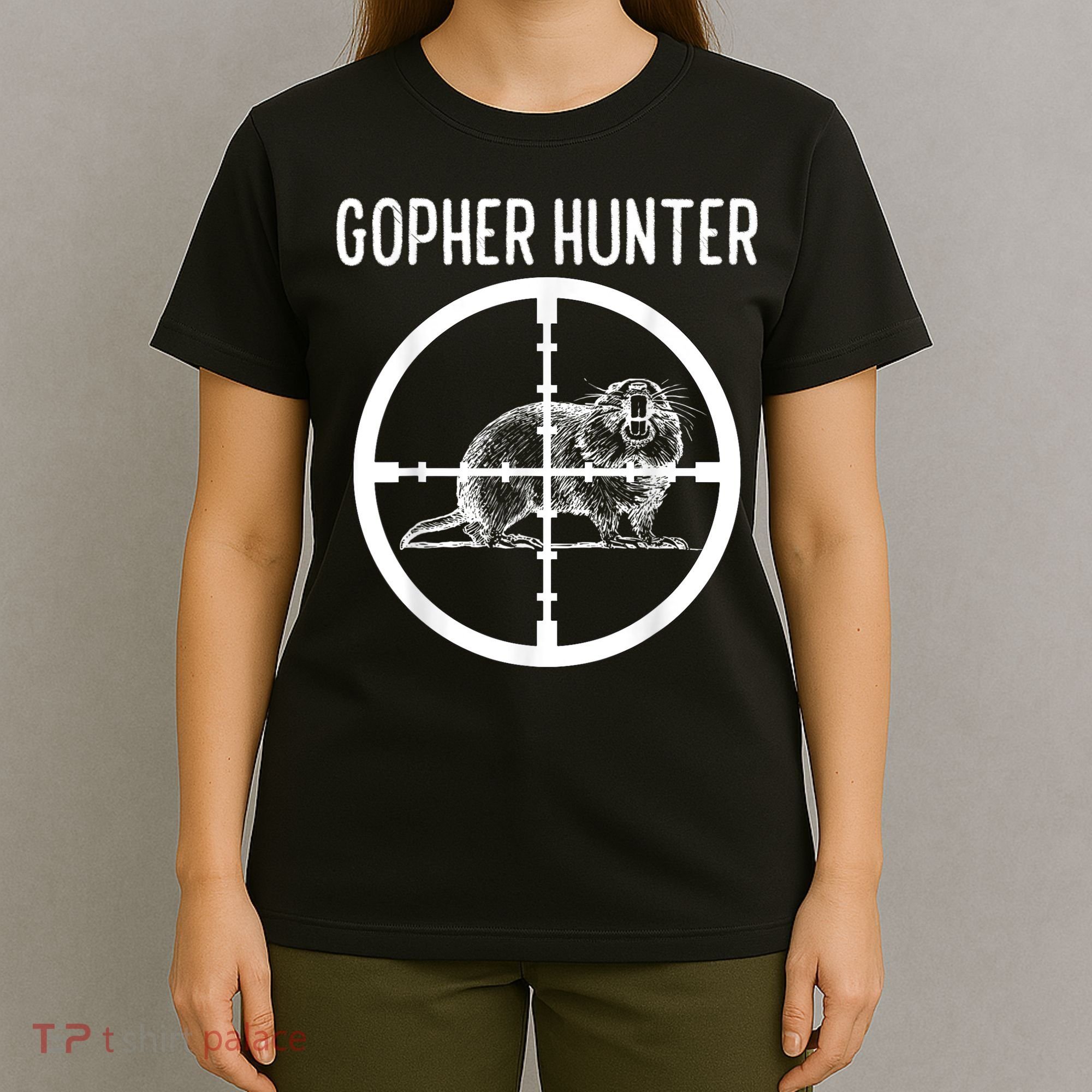 Gopher Hunter Rat And Mouse Control Expert T-Shirt