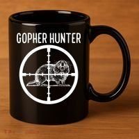 Gopher Hunter Rat And Mouse Control Expert 11oz C Handle Ceramic Mug thumb 3