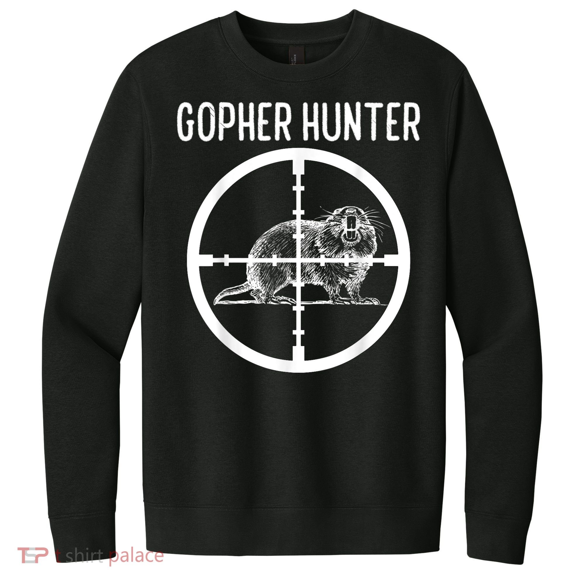 Gopher Hunter Rat And Mouse Control Expert V.I.T. Fleece Crew Sweatshirt