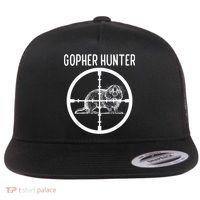 Gopher Hunter Rat And Mouse Control Expert Flat Bill Trucker Hat thumb 0