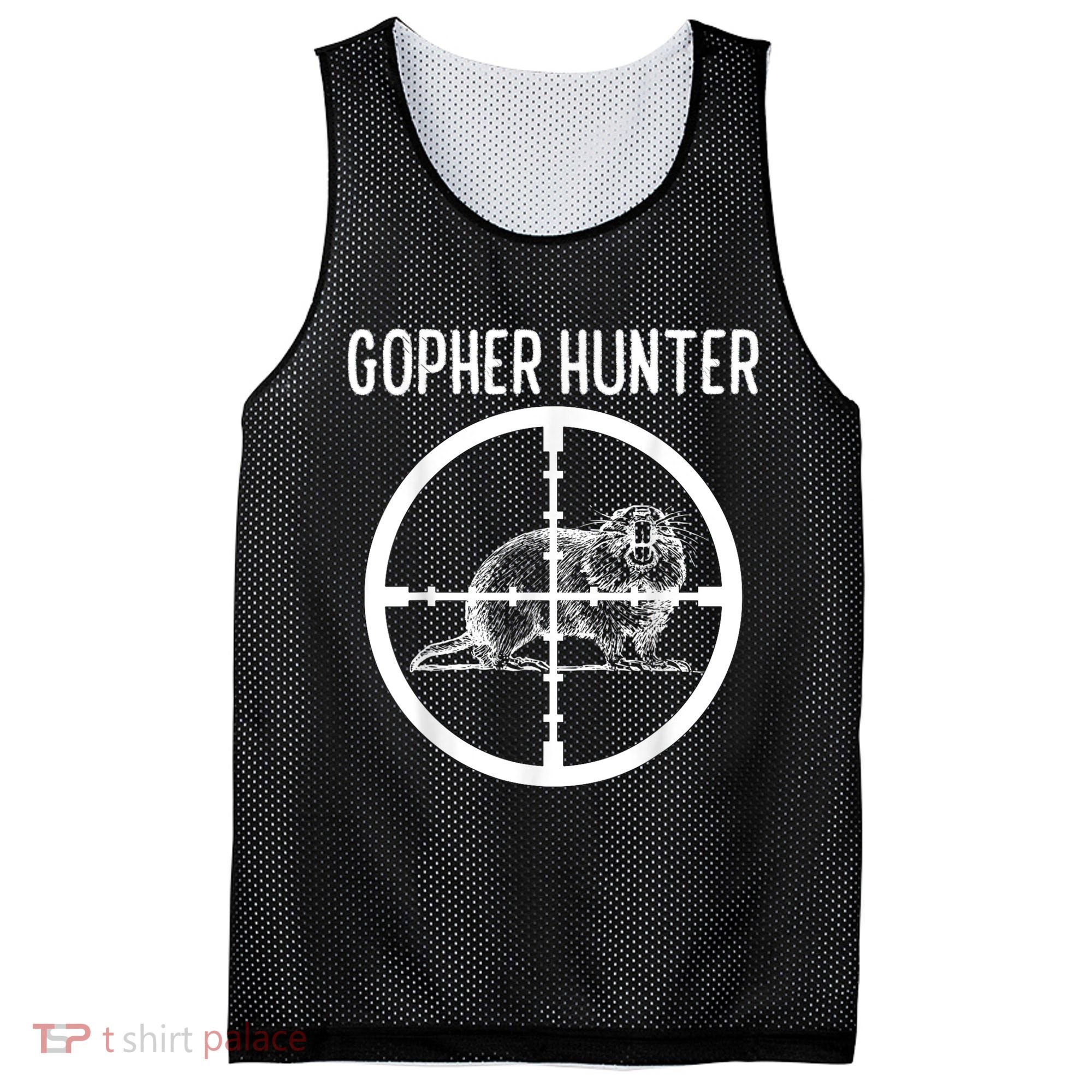 Gopher Hunter Rat And Mouse Control Expert Mesh Reversible Basketball Jersey Tank