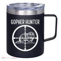 Gopher Hunter Rat And Mouse Control Expert 12oz Stainless Steel Coffee Mug thumb 0