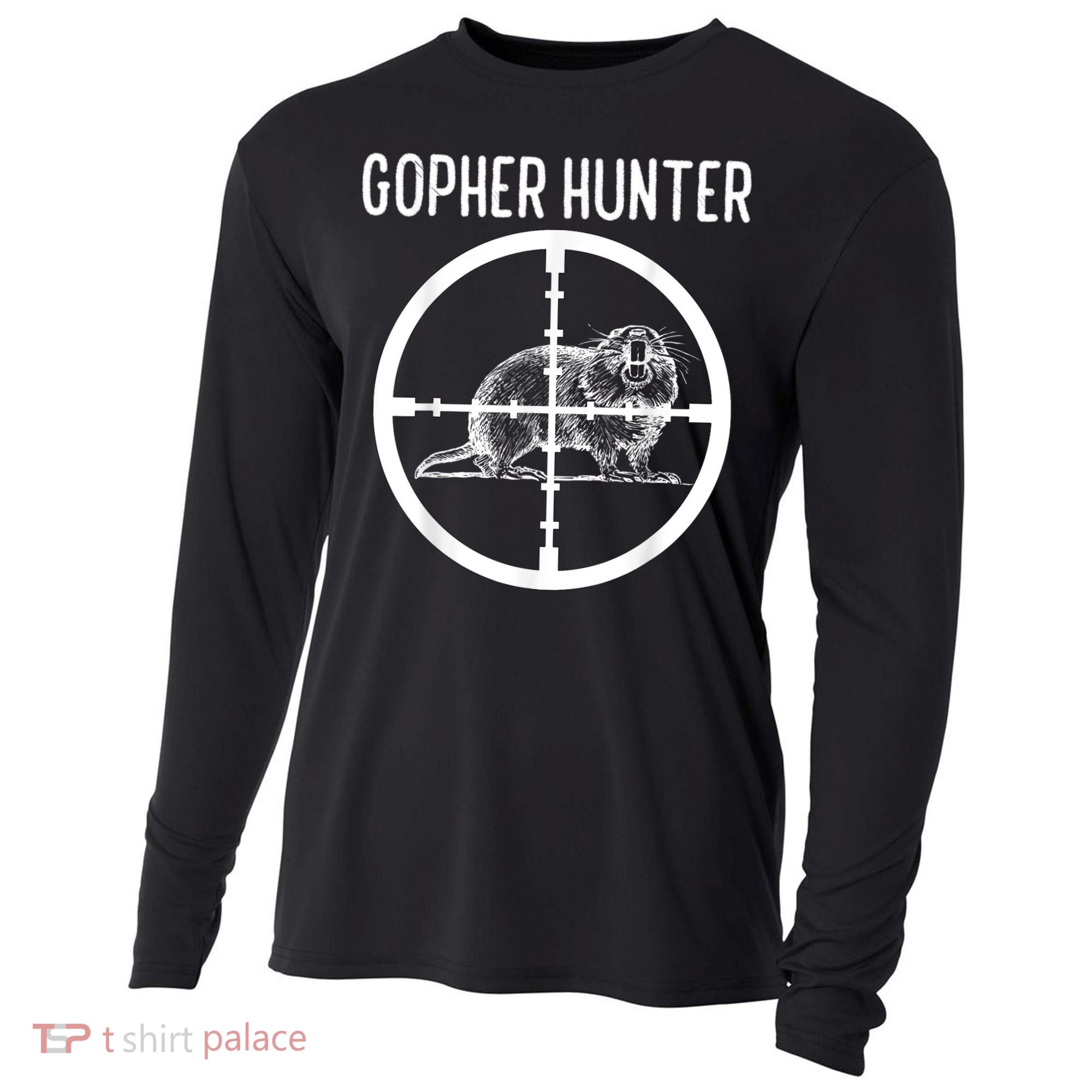 Gopher Hunter Rat And Mouse Control Expert Cooling Performance Long Sleeve Crew