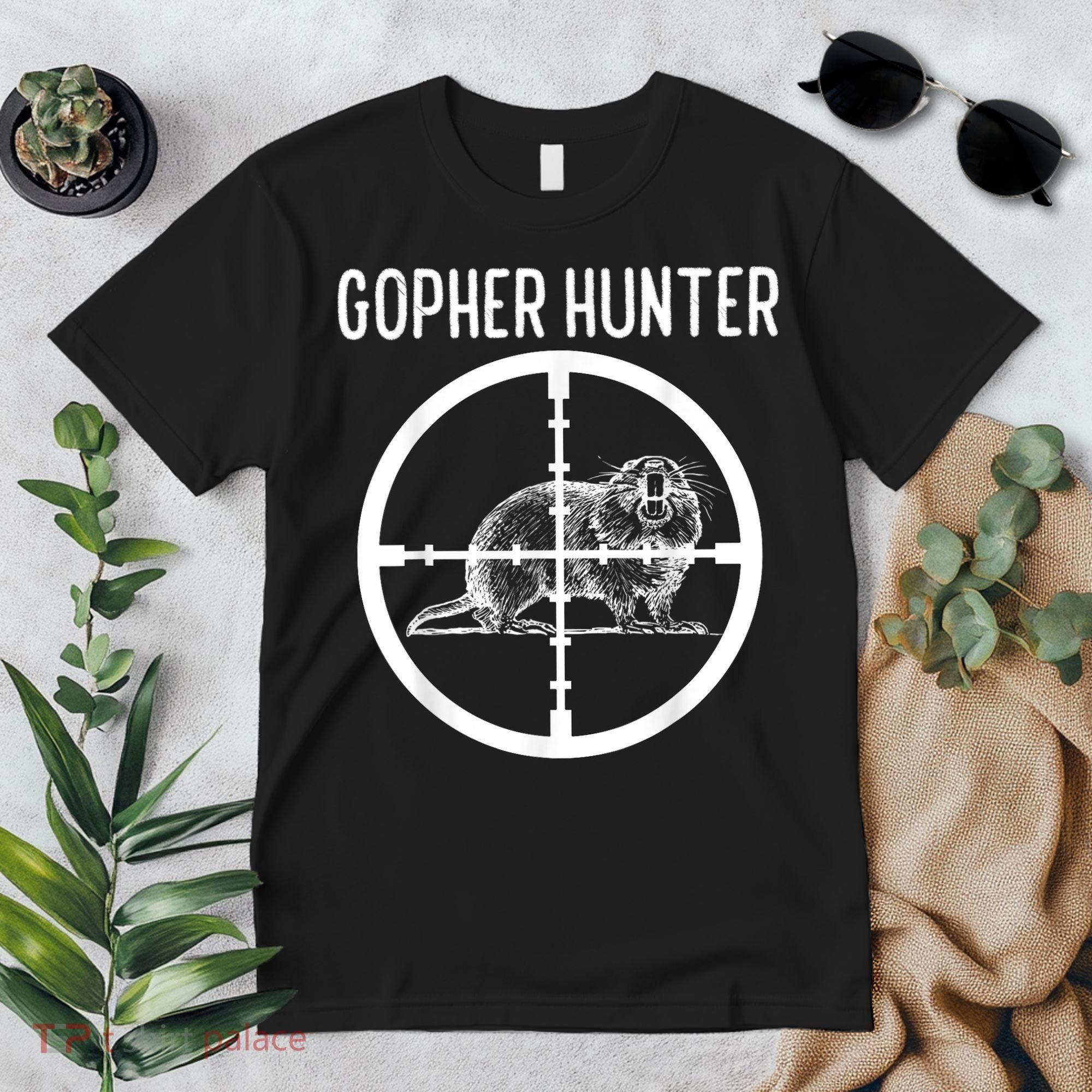 Gopher Hunter Rat And Mouse Control Expert Premium T-Shirt
