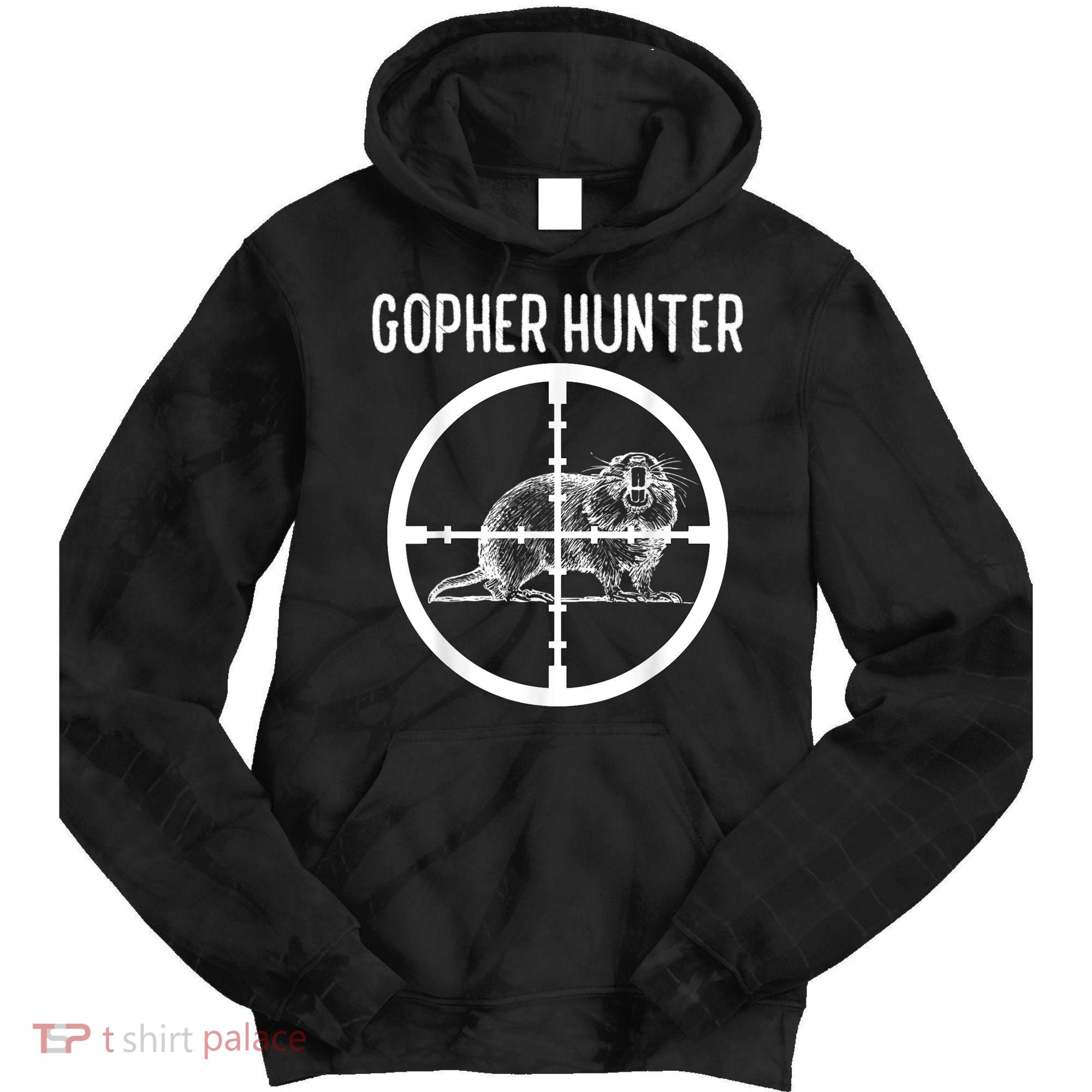 Gopher Hunter Rat And Mouse Control Expert Tie Dye Hoodie
