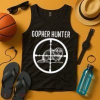 Gopher Hunter Rat And Mouse Control Expert Tank Top thumb 4