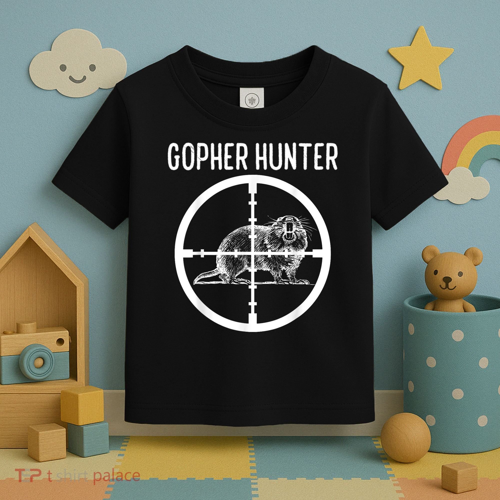 Gopher Hunter Rat And Mouse Control Expert Toddler T-Shirt