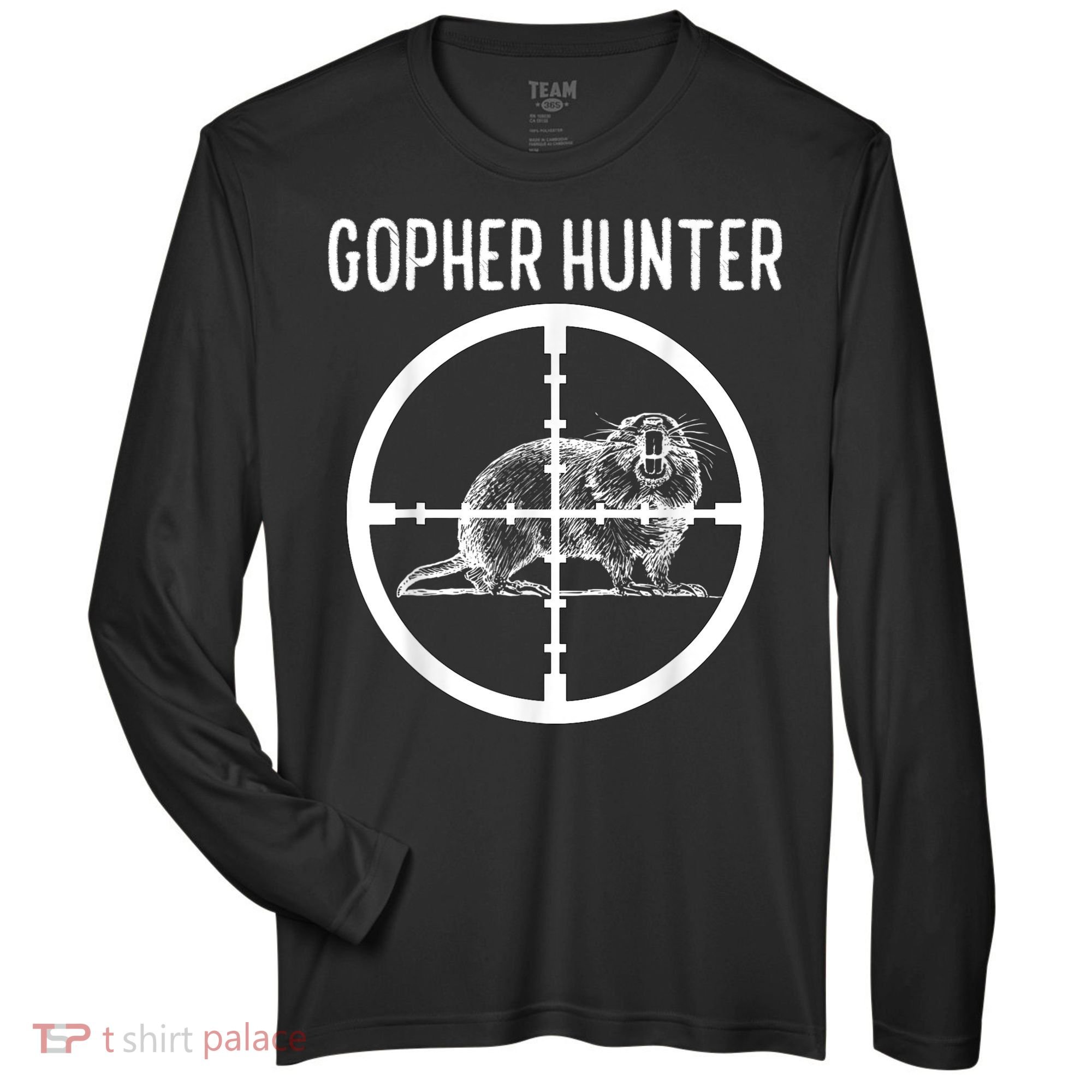 Gopher Hunter Rat And Mouse Control Expert Zone Performance Long-Sleeve T-Shirt