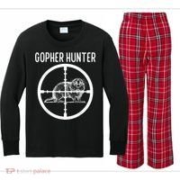 Gopher Hunter Rat And Mouse Control Expert Kids Long Sleeve Plaid Pajama Set thumb 0