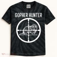 Gopher Hunter Rat And Mouse Control Expert Kids Tie-Dye T-Shirt thumb 0