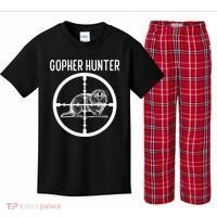 Gopher Hunter Rat And Mouse Control Expert Kids Plaid Pajama Set thumb 0