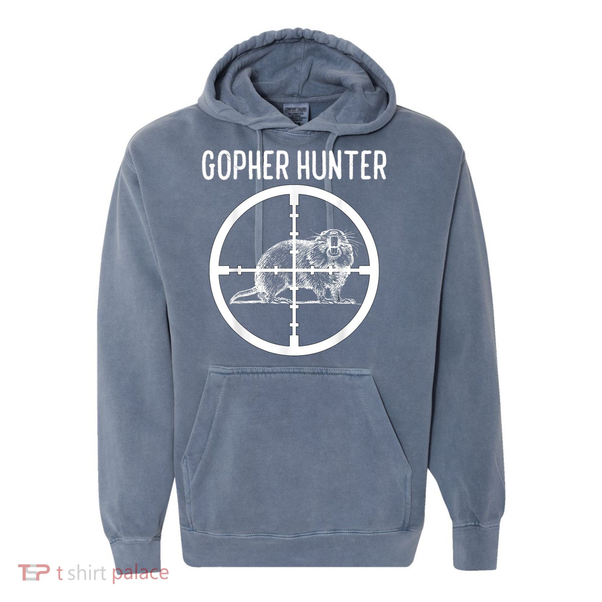 Gopher Hunter Rat And Mouse Control Expert Comfort Colors Garment-Dyed Hooded Sweatshirt