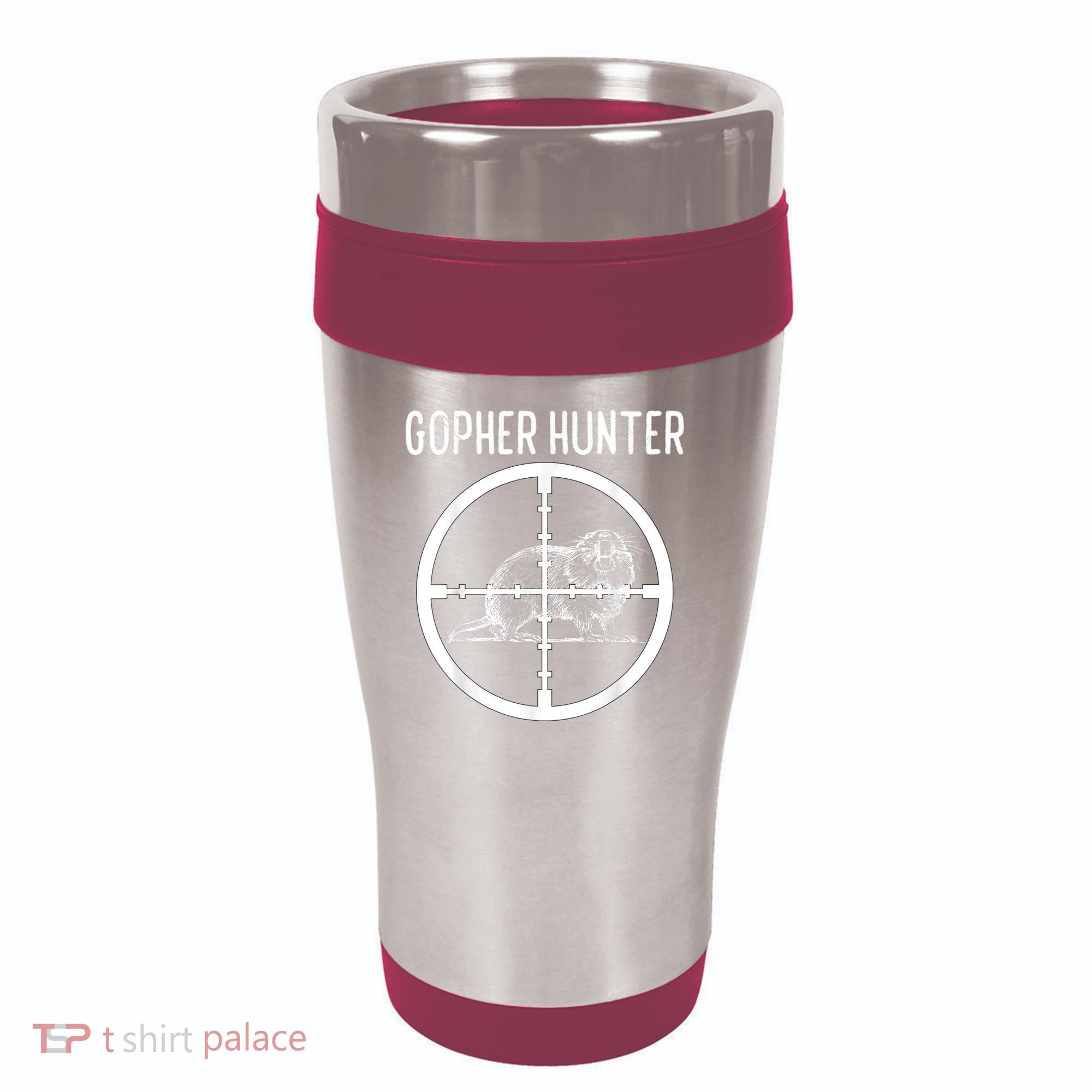 Gopher Hunter Rat And Mouse Control Expert 16oz Travel Tumbler