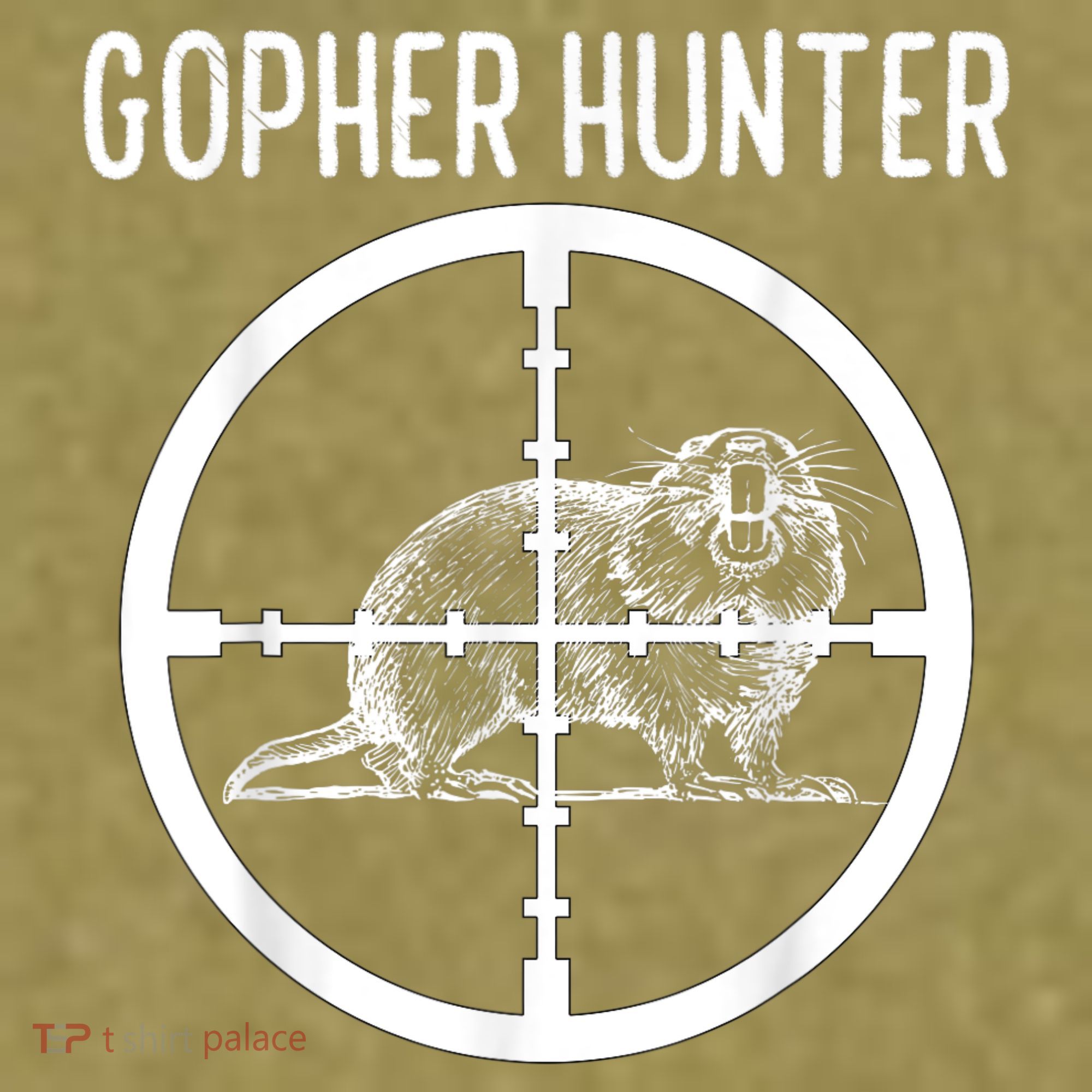 Gopher Hunter Rat And Mouse Control Expert Garment-Dyed Women's Muscle Tee