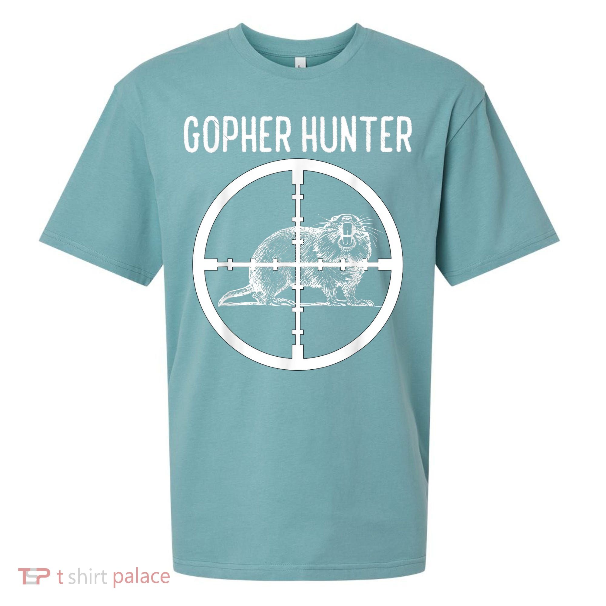 Gopher Hunter Rat And Mouse Control Expert Sueded Cloud Jersey T-Shirt